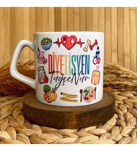 Diyetisyen Temalı Kişiye Özel Lüks Kupa