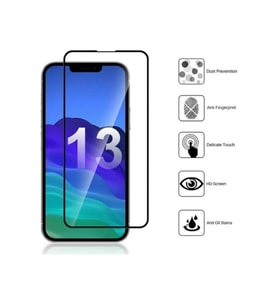 Apple Uyumlu   iPhone 13 Pro Ekran Koruyucu Full Cam Kırılmaz Dayanıklı Ekran Koruyucu