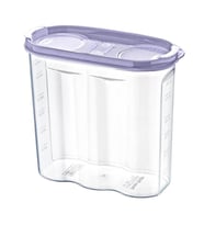 Durukar® 2 Kapaklı Ölçekli Erzak Kuru Gıda Saklama Kutusu Kabı - 1,7 Litre - SA935