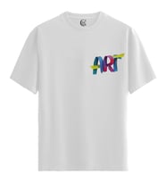 Pure Art - %100 Pamuklu Erkek Beyaz Tişört - Premium Quality