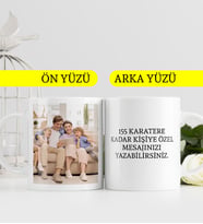 Fotoğraf ve Yazılı Resimli Kupa Bardak Anneye Babaya Ablaya Abiye Kız Kardeşe Erkek Kardeşe Arkadaşa Öğretmenler Günü Hediyesi Erkek Kadın Sınıf Öğretmenine Hediye  Sevgiliye Hediye