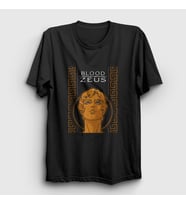 Presmono Unisex Siyah Cover Dizi Blood Of Zeus T-Shirt 507483tt