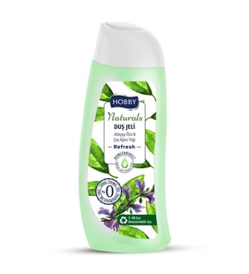 HOBBYHobby Naturals Refresh Adaçayı Özü Çay Ağacı Yağı 500 ml Duş Jeli