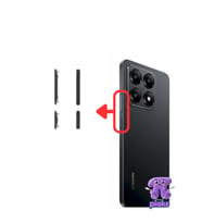 Xiaomi Mi 14T Açma Kapama Ve Yan Ses Tuşu Plastik Düğme 2406APNFAG Uyumlu