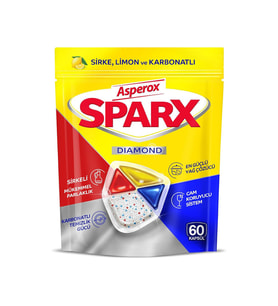 Asperox Sparx Diamond Bulaşık Makinesi Kapsülü 60 lı