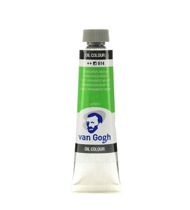 Talens Van Gogh Yağlı Boya 40 ml. 614 Permanent Green Medium 