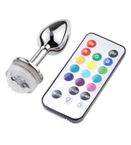 13 Farklı LED Işıklı Kumandalı Paslanmaz Su Geçirmez  Plug