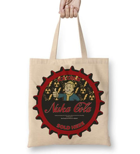 Nuka Cola Bottle Bez Çanta Uzun Saplı