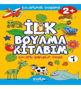 Çıkartmalı İlk Boyama Kitabım 2+ Yaş-1