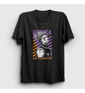 Presmono Unisex Siyah Hisoka Anime Hunter X Hunter T-Shirt 317800tt