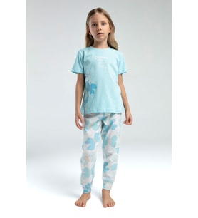Kız Çocuk Pijama Takım 2-7 Yaş 3597-2