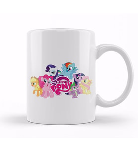My Little Pony Birthday 01 Kupa Bardak Porselen