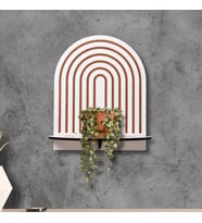 Modern MDF Dekoratif Duvar Rafı 20x25 cm – Demonte Minimal Tasarım Duvar Dekoru