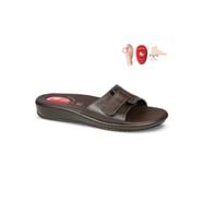 Ceyo 9200-12 Topuk Jelli Anatomik Taban Kadın Terlik Kahve 36-40 (Kahverengi)