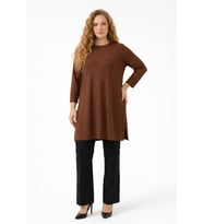 Kadın Spor Tunik BGL-ST05433 (Açık Kahverengi)