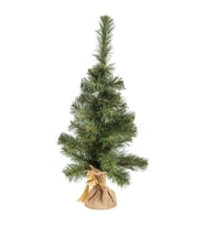Yılbaşı Çuhalı Çam Ağacı 60 cm 56 Dal (Yeşil)