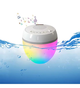 Rgb Su Geçirmez Yüzen Speaker (Beyaz)