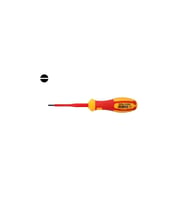 2,5 X 75 Mm 1000 Volt Vde Izoleli Düz Tornavida G01-025-075 (Çok Renkli)