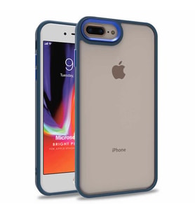 Microsonic Apple iPhone 8 Plus Kılıf Bright Planet Lacivert