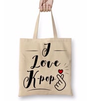 Seni Seviyorum Kpop Bts Exo I Love Kpop Bez Çanta Uzun Saplı