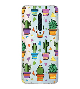 PrintiFy Oppo Reno 2Z  ile Uyumlu 1mm Slim Fit Water Color 4 Baskılı Şeffaf  Kılıf