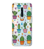 PrintiFy Oppo Reno 2Z  ile Uyumlu 1mm Slim Fit Water Color 4 Baskılı Şeffaf  Kılıf