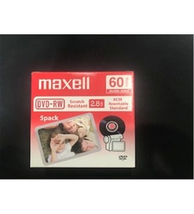 Maxell Dvd-rw 2.8gb 8cm Rewritable Standar Kamera Dvd
