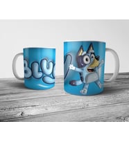 Pixxa Bluey Optik İllüzyonlu Kupa Bardak Model 2