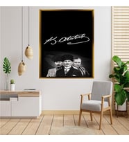 ÇERÇEVELİ ATATÜRK TABLO S38
