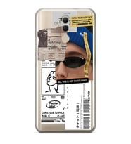 Huawei Mate 20 Lite Uyumlu Baskılı Yumuşak Silikon Şeffaf Telefon Kılıfı
