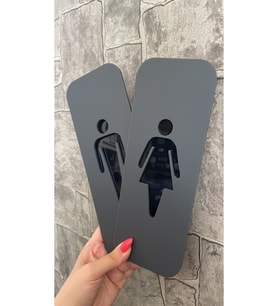 Black Cool Serisi Wc Yönlendirme Seti