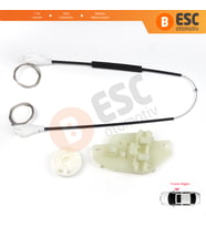 Hyundai Accent MK2 LC 2000-2006 4/5-Kapı 8240425010 İçin Ön Sağ Kapı Cam Kriko Tamir Seti