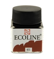 Talens Ecoline Sıvı Suluboya 30 ml. 411 Burnt Sienna 