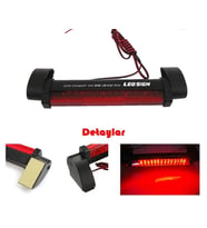 Araç Cam İçi Harici Stop Lambası 24 Ledli Üniversal 12 Volt
