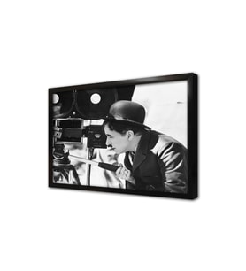 Charlie Chaplin Çerçeveli Mdf Tablo