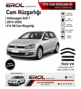 Volkswagen Golf 7 (2013-2020) 4'lü Mugen Cam Rüzgarlığı