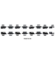 Peugeot 407 Station Wagon 2004 - 2008 Sunroof Perde Tamir Takimi