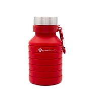 FreeCamp Katlanır Karabinalı Matara 500 ML Kırmızı