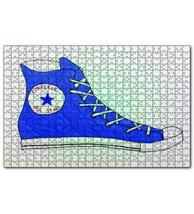 Cakapuzzle  Converse Çizim  Puzzle Yapboz MDF (Ahşap) (120 Parça)