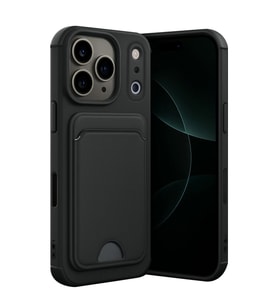 Apple İphone 17 Pro Kelvin Kartvizitli Silikon - Siyah