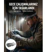 Yüksek Parlaklıklı LED Kafa Feneri Gece Çalışmaları İçin Yüksek Parlaklıklı