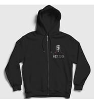 Presmono Unisex Siyah Wes Borland V2 Guitarist Limp Bizkit Fermuarlı Kapüşonlu Sweatshirt 556428tt