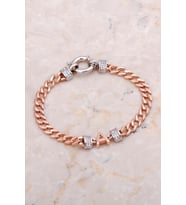 A Harfi Gurmet Rose Gümüş Bileklik 4264