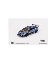 Mini GT BL 857 Nissan Silvia (S15) #46 D-MAX Racing 2023 D1 GP 1/64 Model Araba (Çok Renkli)