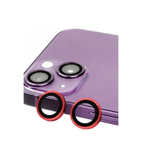 Apple İphone 14 Raze Metal Kamera Lens - Kırmızı