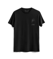 Gemini Dijital Resim Baskılı  Siyah Tshirt