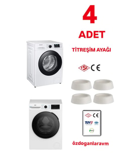 Çamaşır Buzdolabı Makinesi Beyaz Eşya Titreşim Önleyici Yükseltici Ayağı Altlığı Ayaklığı