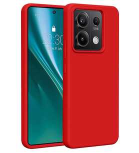 Durukar® Redmi Note 13 Pro 5G Kılıf First Silikon - Kırmızı