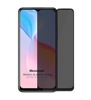 Microsonic Vivo Y21s Privacy 5D Gizlilik Filtreli Cam Ekran Koruyucu Siyah