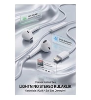 Lightning Bağlantı Mikrofonlu Kulaklık IP70